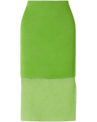 KHAITE - Sybil Tiered Skirt - Lyst