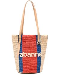 Rabanne - Logo-Embossed Top Handle Bag - Lyst
