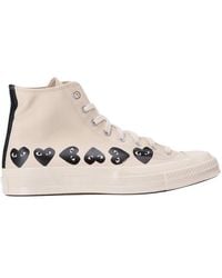 COMME DES GARÇONS PLAY - Comme Des Garçons Play X Converse Chuck High Top Sneakers - Lyst