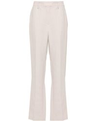 Brunello Cucinelli - Tapered Tailored Trousers - Lyst