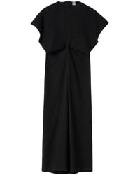 TOTEME - Woven Dress With Loose Waist - Lyst