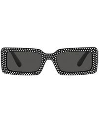 Dolce & Gabbana - Eyewear Rectangular Frame Sunglasses - Lyst
