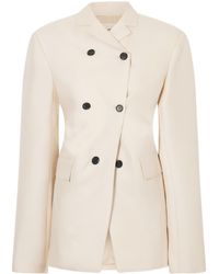 KHAITE - Rolo Double-Breasted Suit Jacket - Lyst