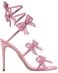 Rene Caovilla - Round-Toe High-Heeled Sandals - Lyst
