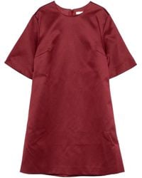 By Malene Birger - Round Neck Short Sleeve Dress - Lyst