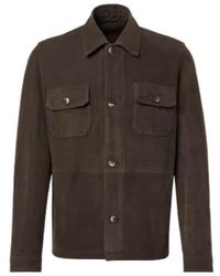 Frescobol Carioca - Ravi Suede Overshirt - Lyst