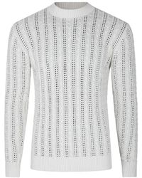Eleventy - Open-Knit Sweater - Lyst