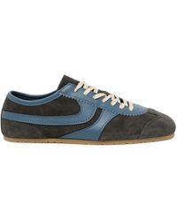 Dries Van Noten - Scalloped Suede Low-Top Sneakers - Lyst