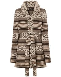 RRL - Rory Belted Alpaca-Blend Cardigan - Lyst