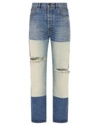Maison Margiela - Patched Panel Straight Jeans - Lyst