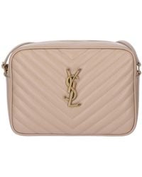 Saint Laurent - Lou Zip-Up Quilted Crossbody Bag - Lyst