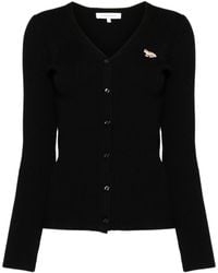 Maison Kitsuné - Maison Kitsuné Baby Fox Patch Knit Cardigan - Lyst