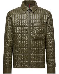 Moncler - Madiere Vertical-Quilted Padded Shirt Jacket - Lyst