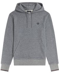 Fred Perry - Long-Sleeved Hooded Sweater - Lyst
