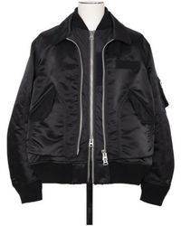 Sacai - Long-Sleeve Zip-Fastening Jacket - Lyst