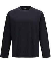 Herno - Laminar Long-Sleeved Crew Neck T-Shirt - Lyst