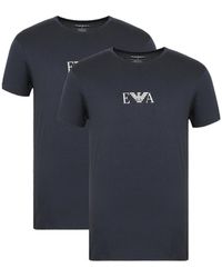 Emporio Armani - Logo Two-Piece T-Shirt Set - Lyst