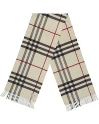 Burberry - Medium-Thickness Scarf With Tassel Trim - Lyst