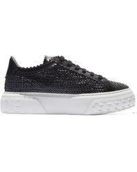 Casadei - Off Road Woven Low-Top Sneakers - Lyst