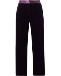 Tom Ford - Satin-Trimmed Casual Trousers - Lyst