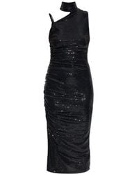 Versace Jeans Couture - Couture Sequin Embellished Midi Dress - Lyst