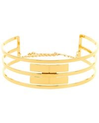 Elisabetta Franchi - Band Design Chained Necklace - Lyst