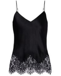 Nili Lotan - Nadine Lace-Trimmed Silk Camisole - Lyst