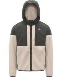 K-Way - Samson 4.0 Teddy Hooded Jacket - Lyst