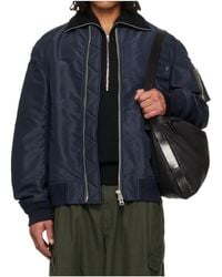 Sacai - Zip-Up Bomber Jacket - Lyst
