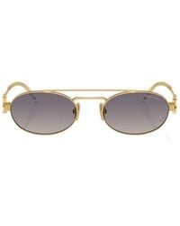 Miu Miu - Eyewear Oval-Frame Sunglasses - Lyst