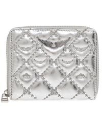 Zadig & Voltaire - Quilted Leather Zip Wallet - Lyst