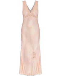 LoveShackFancy - Bier Embellished Midi Dress - Lyst