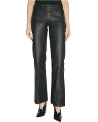Mugler - Belt-Loop Casual Pants - Lyst