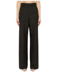 Valentino - High-Waisted Trousers - Lyst