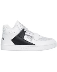 Celine - Ct-02 Mid Sneaker With Scratch - Lyst