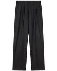 KENZO - Weave Jacquard Pleated Tailored Pants - Lyst