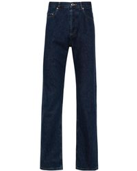 A.P.C. - High-Rise Straight-Leg Jeans - Lyst