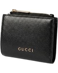 Gucci - Small Wallet With Lettering - Lyst