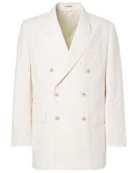 AURALEE - Wool Cotton Linen Suit - Lyst