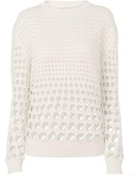 Chloé - Open-Knit Sweater - Lyst