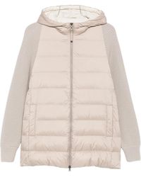 Brunello Cucinelli - Shiny Zipped Pull Down Jacket - Lyst