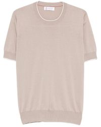 Brunello Cucinelli - Short Sleeve Crewneck T-Shirt - Lyst