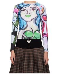 Chopova Lowena - Graphic-Print Long-Sleeved T-Shirt - Lyst