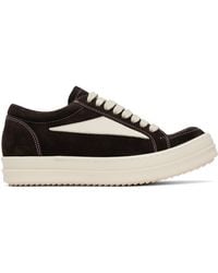 Rick Owens グリーン Hollywood ハリウッド スニーカー 牛革 Green Hollywood Vintage Sneakers by Rick Owens on Sale