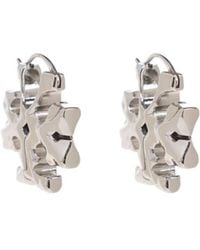 Tory Burch - Double-T Plaque Earrings - Lyst