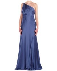Ralph Lauren - Lauren Satin One-Shoulder Gown - Lyst