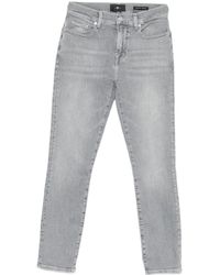 7 For All Mankind - Figure-Hugging Jeans - Lyst