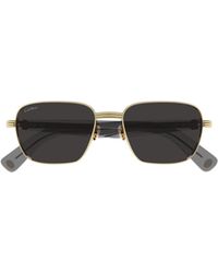 Cartier - Square Frame Sunglasses - Lyst