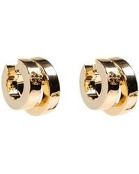 Tory Burch - Icon Enamel Double Hoop Earrings - Lyst