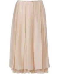 Vince - Layered Pleated Midi Skirt - Lyst